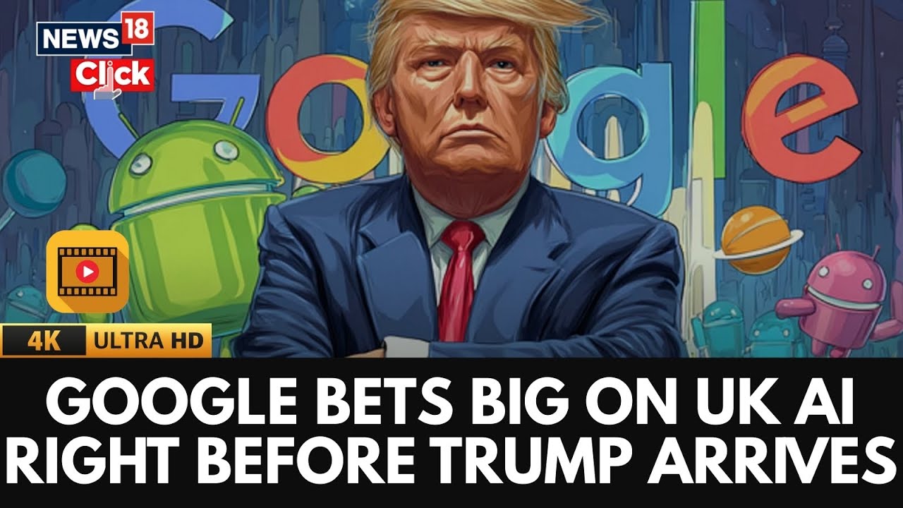 Google Announced £5BN UK AI Investment Ahead Of Trump’s Official Visit | Trump UK | 4K | N18G