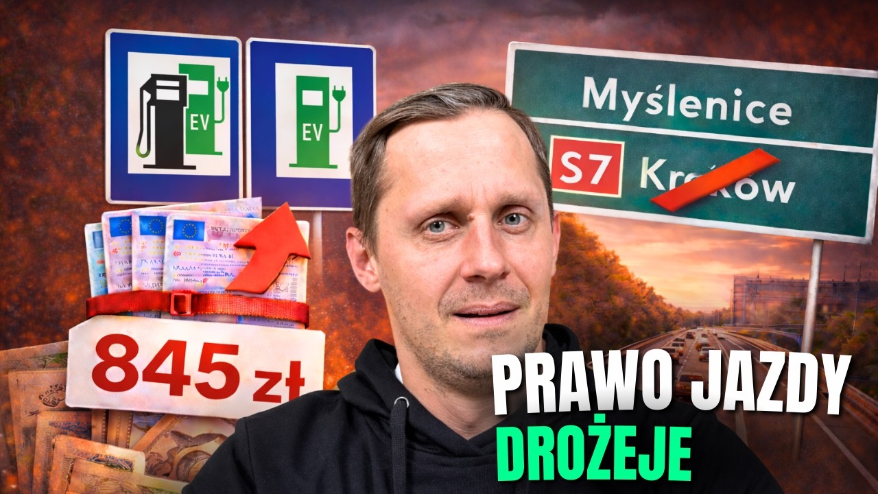 Prawo jazdy droższe, S7 do kosza i nowe znaki drogowe!