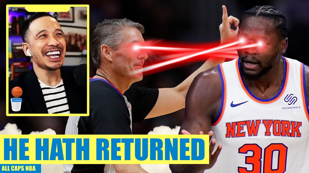 THE KNICKS ARE .500 AND THE REFS CAN'T HANDLE IT | ALL CAPS NBA