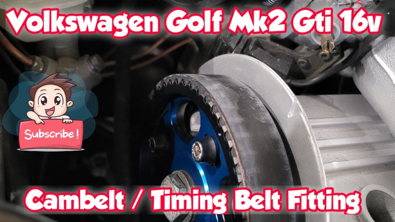 Восстановление Volkswagen Mk2 Golf Gti 16v - установка ремня ГРМ