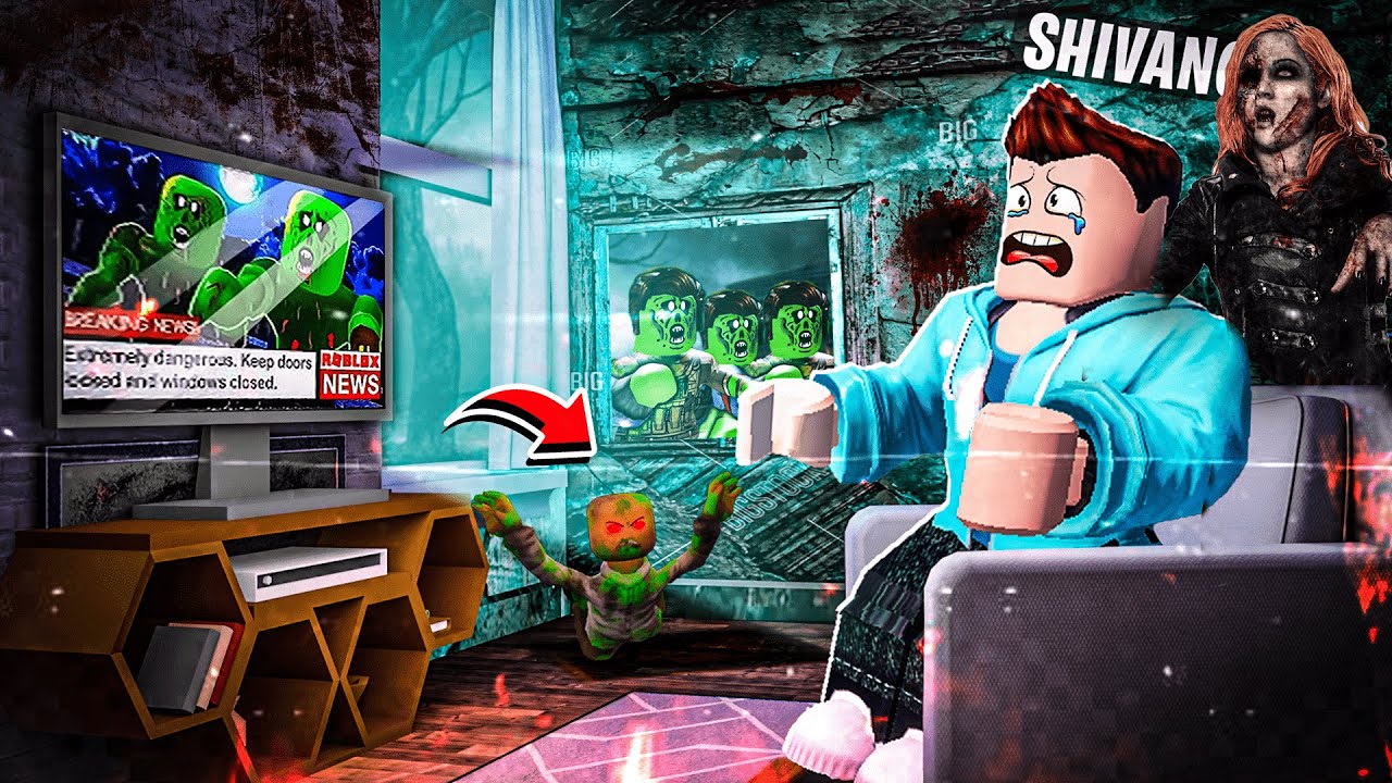 SHIVANG GOT TRAPPED IN ZOMBIE APOCALYPSE IN ROBLOX SCHOOL  😱