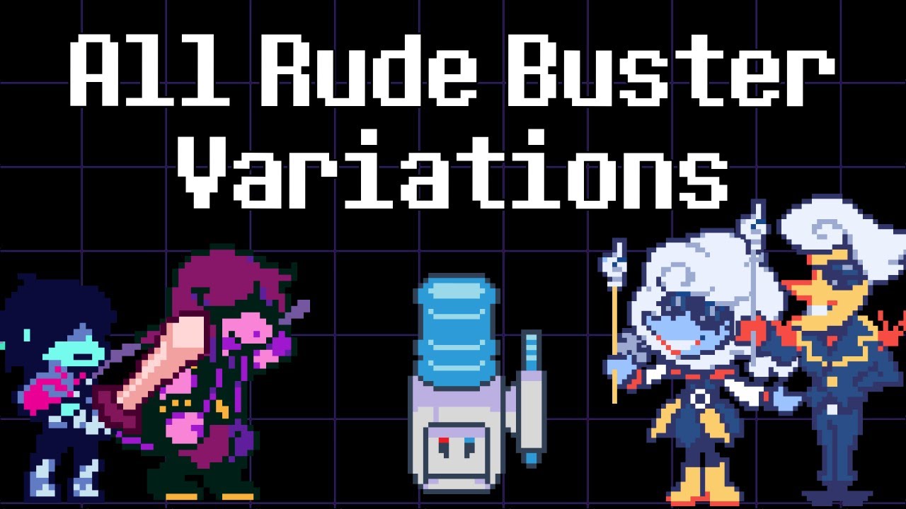 Rude Buster - All Variations/Leitmotif Quotes in Deltarune