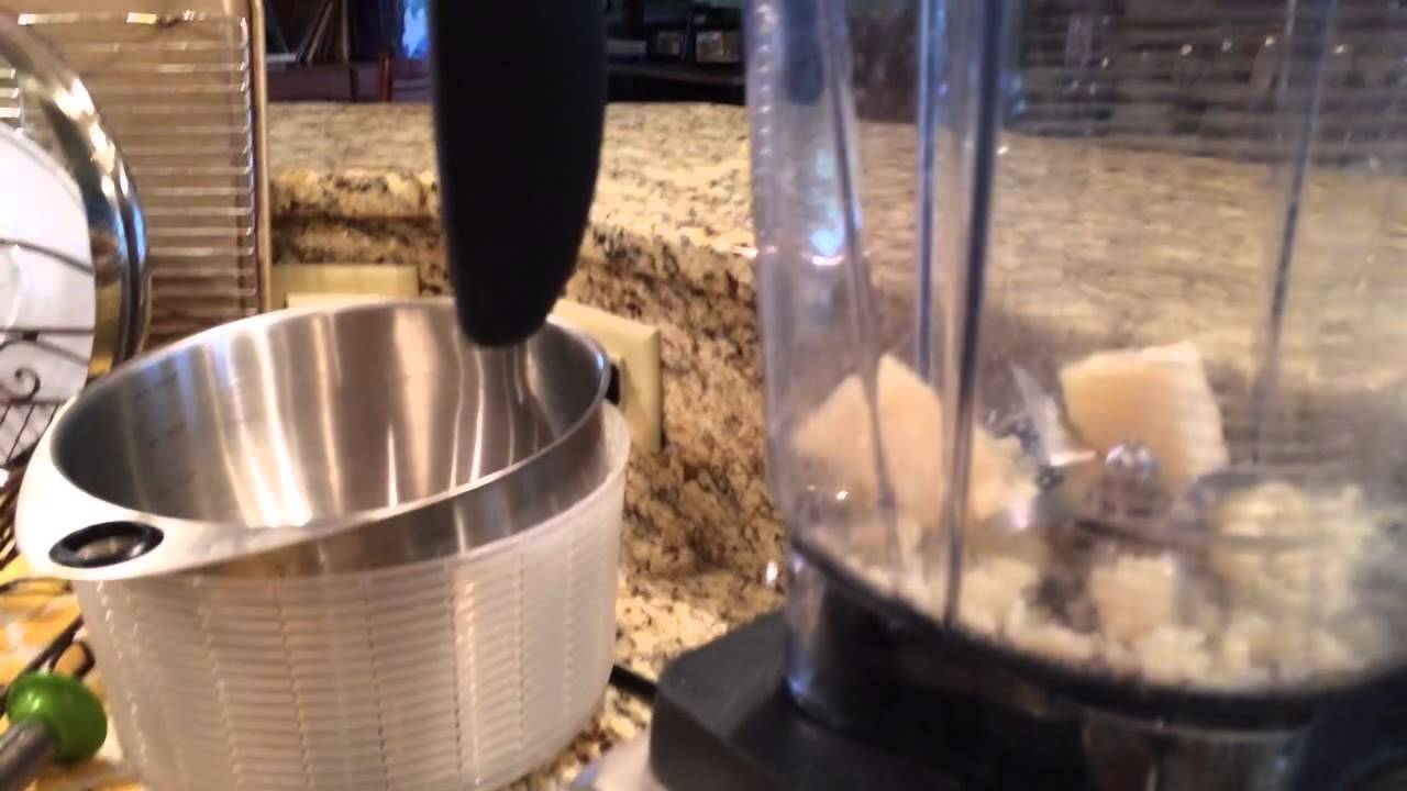 Grating cheese in the Vitamix