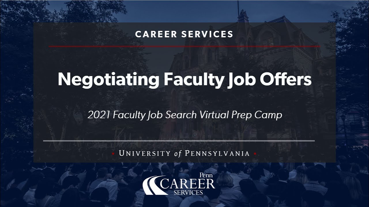 Faculty Job Search Prep Camp - Writing your Research Statement