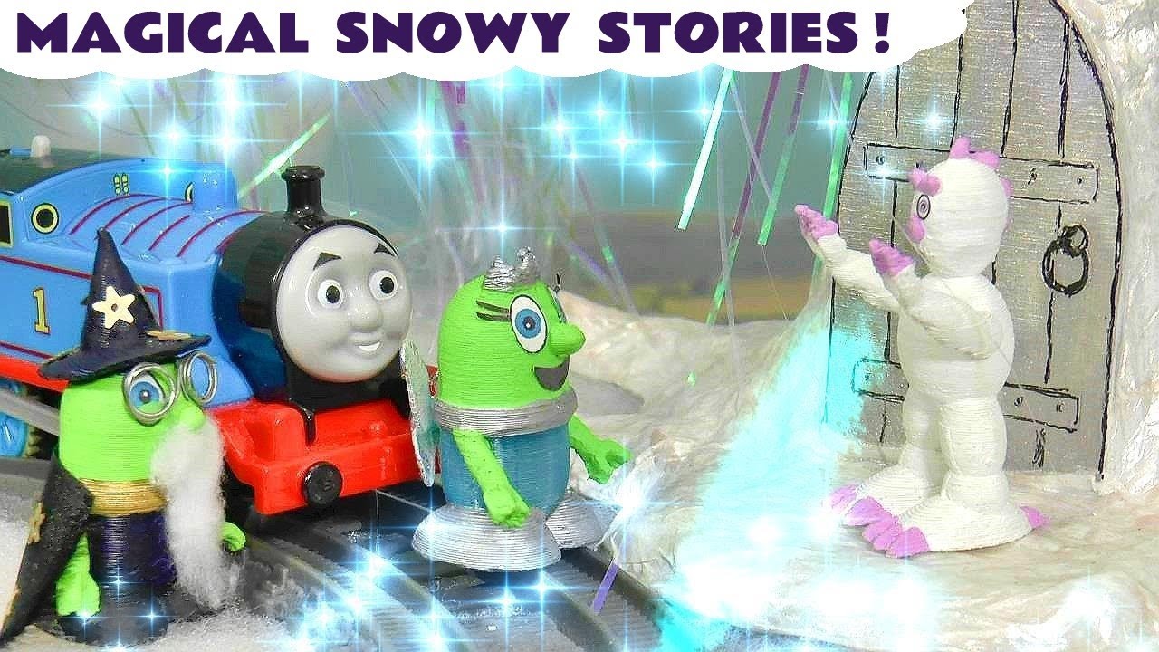Funlings Magical Snowy Mystery Stories with Toy Trains