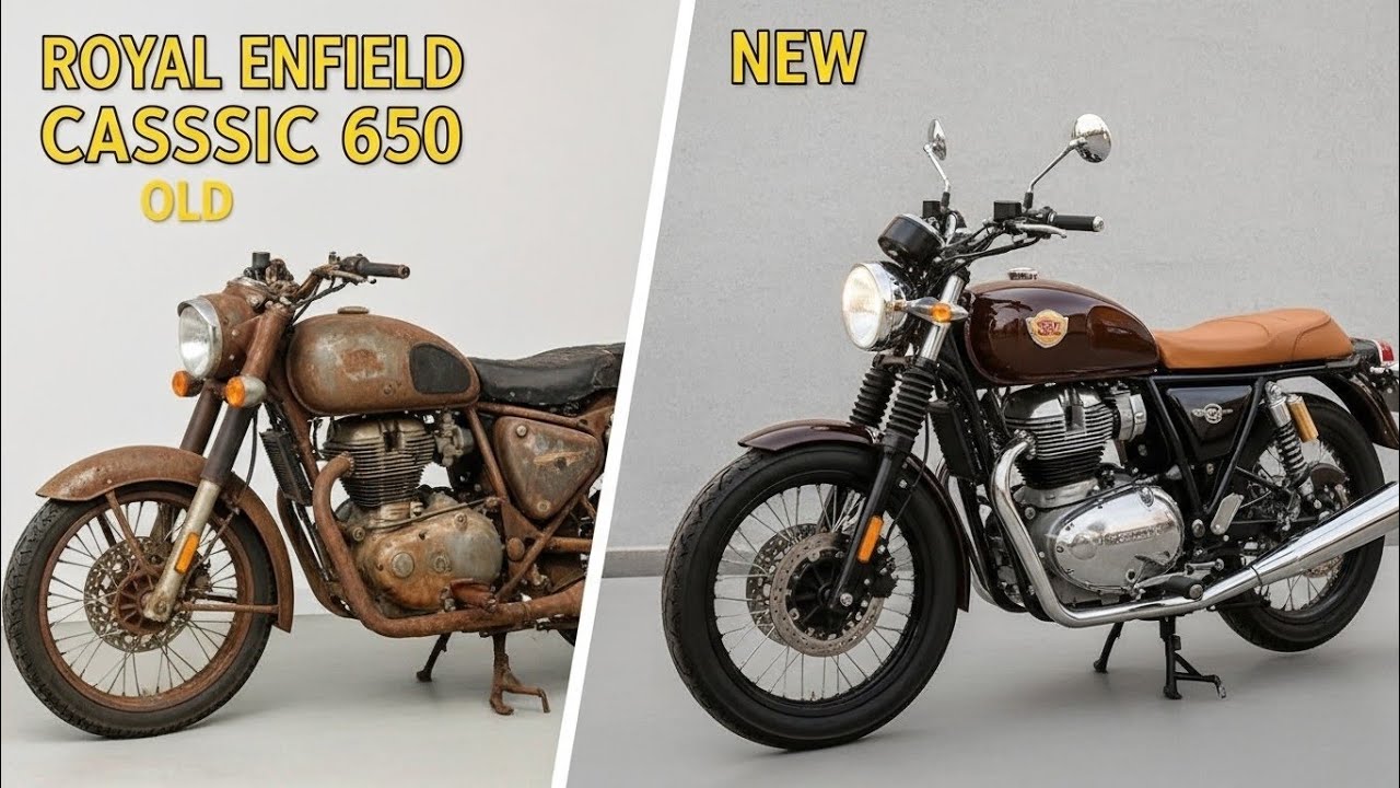 Royal Enfield Classic 650 Restoration  The Ultimate Retro Power Machine!