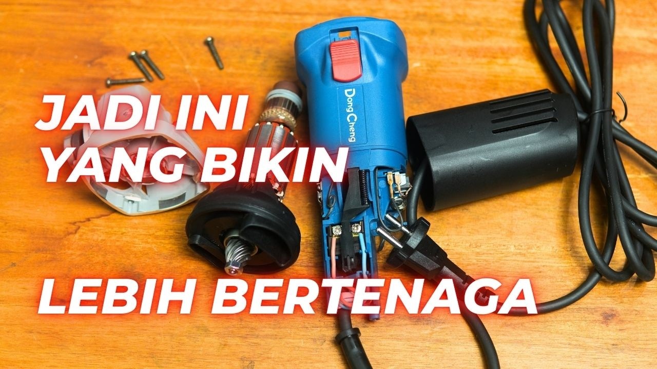 Bedah Grinda DongCheng DSM03-100A apakah sama seperti grinda merk lain?