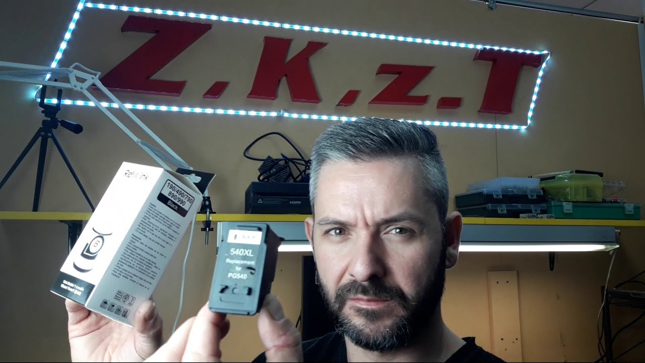 Tusz CANON 540 🎨 Napełnij sam · 