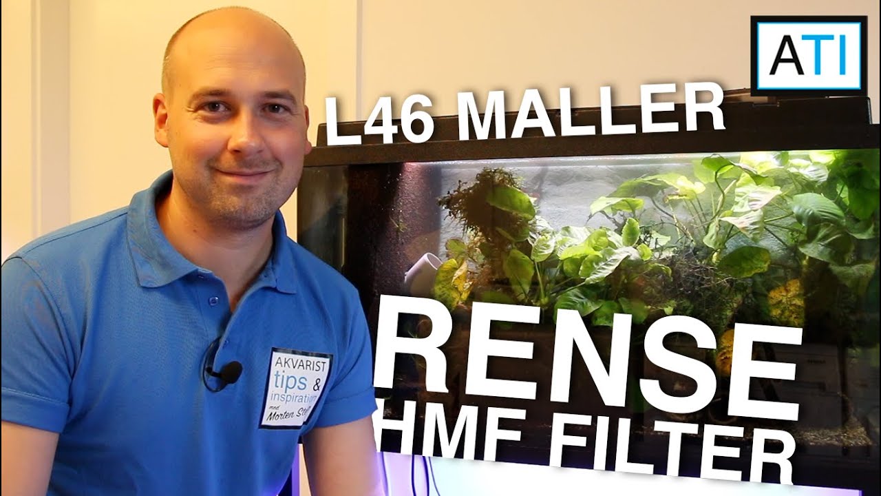 Rense HMF filter i L46 malle akvariet