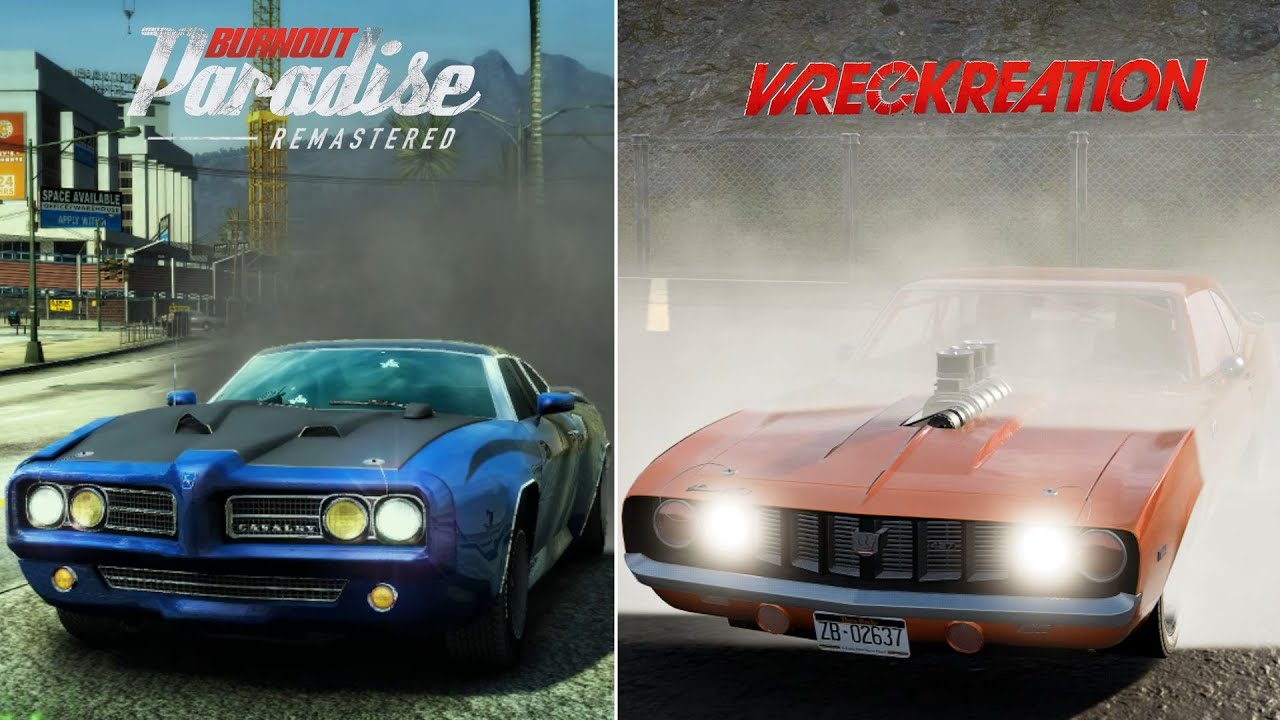 Burnout Paradise Remastered Vs Wreckreation | Details and TakeDowns Comparison