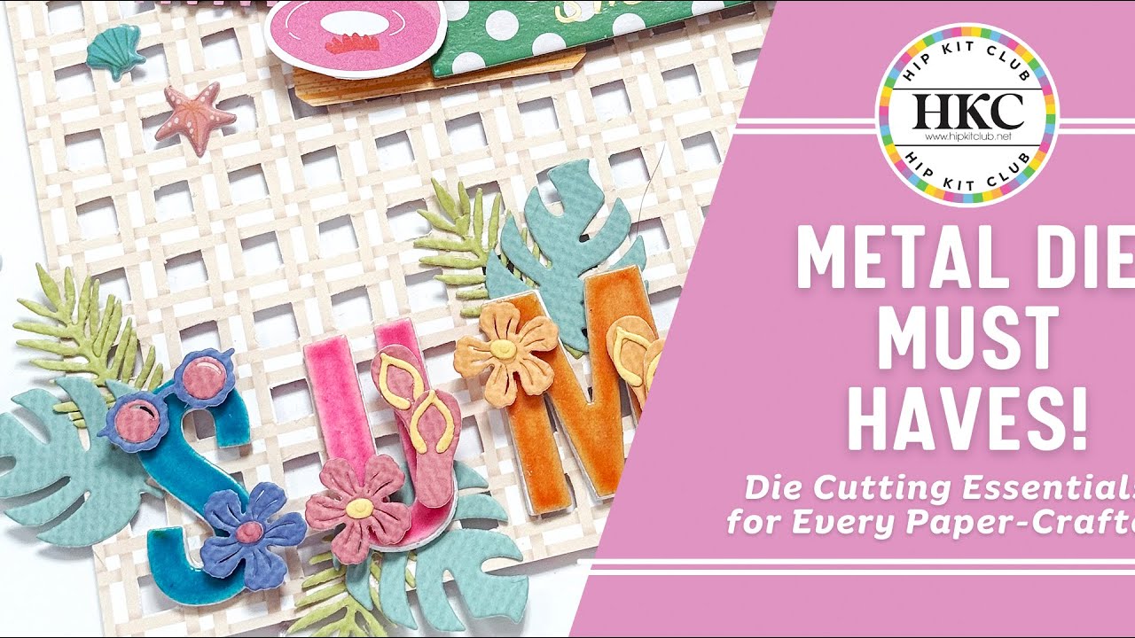 TURN SIMPLE LETTERS INTO GORGEOUS RAISED TITLES - ANKE KRAMER - AUGUST 2025 HIP KITS