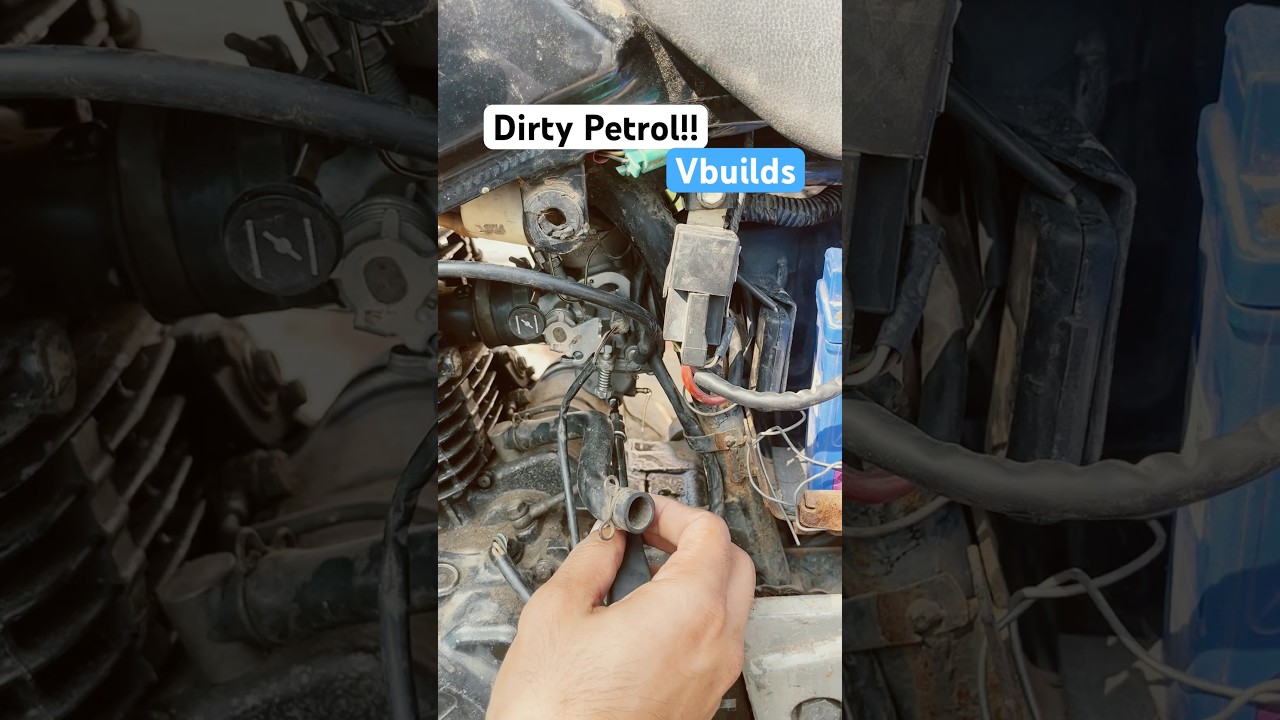 How to drain water or dirty petrol from carburettor | motorcycle not accelerating | water in petrol