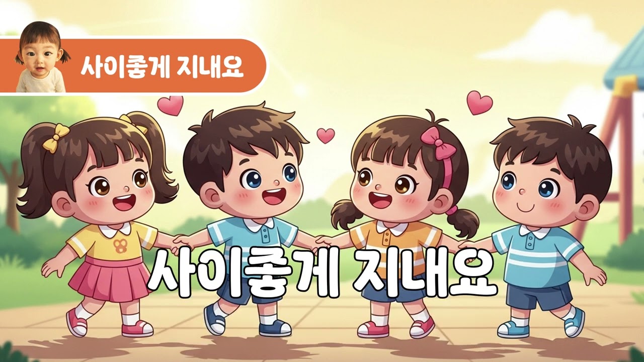 사이좋게 지내요