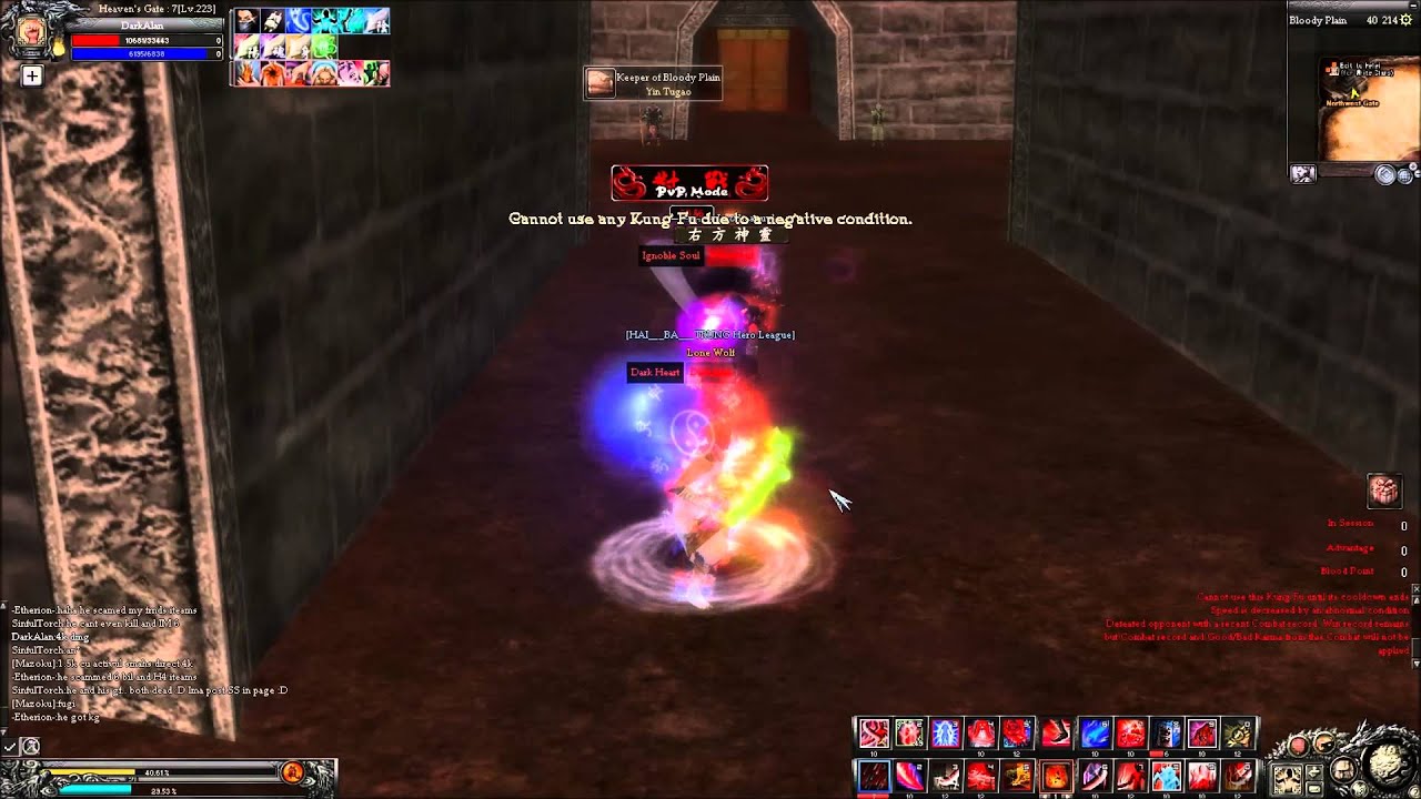 9Dragons PvP - Lone Wolf 3 vs 1