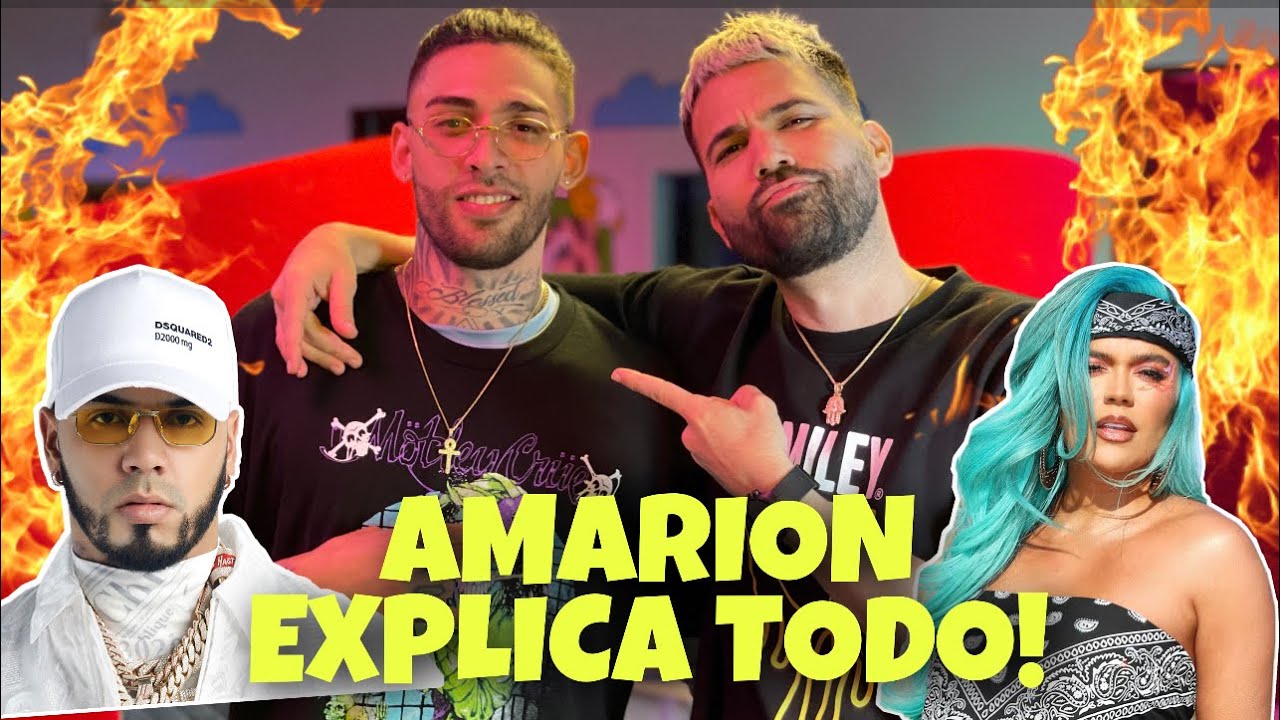 Amarion explica porque Anuel y Karol G subieron video cantando sus canciones!