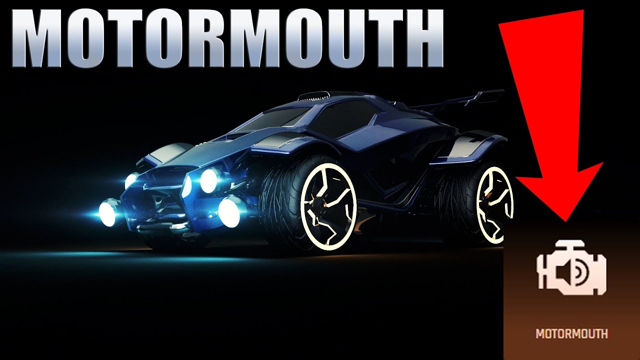 Rocket League: MOTORMOUTH Engine Sound! [No Commentary]