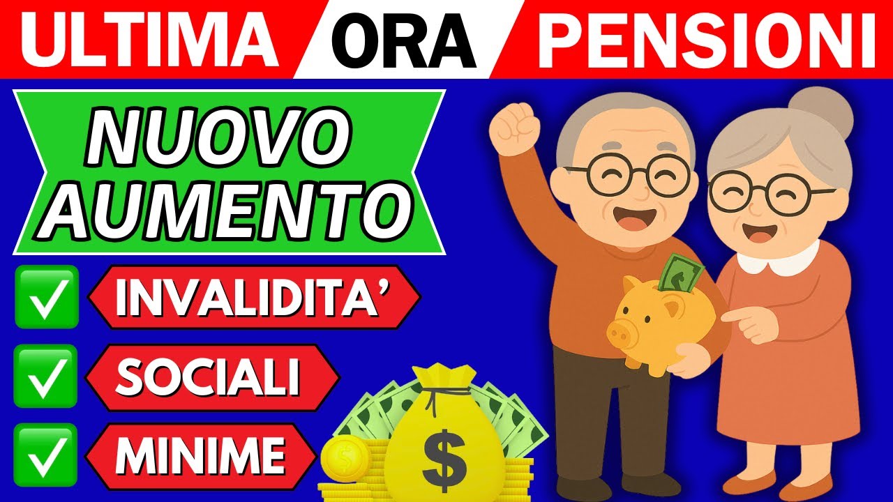 ✅Pensioni 2026 👉 Nuovo Aumento su Invalidit&agrave;, Sociali e Minime 👉 Scopri Quanto Prenderai!