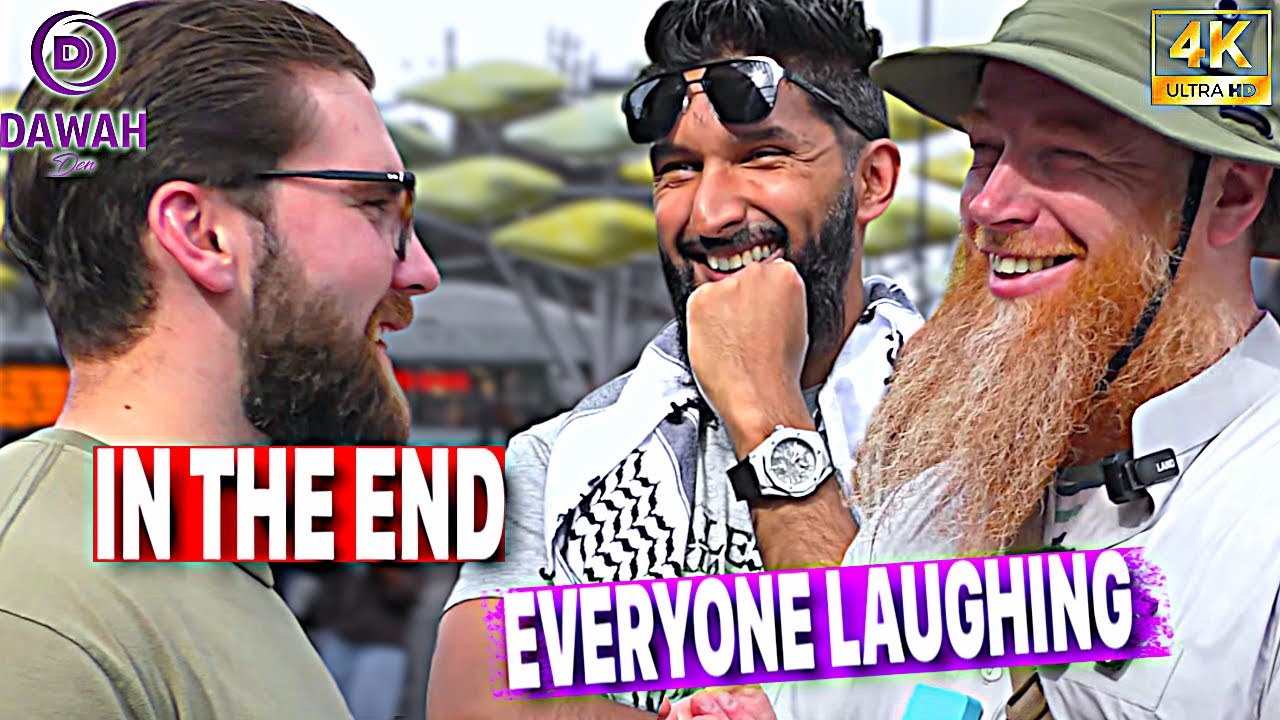 EVERYONE LAUGHING AFTER YUSUF SAID THIS... STRATFORD DAWAH 4K