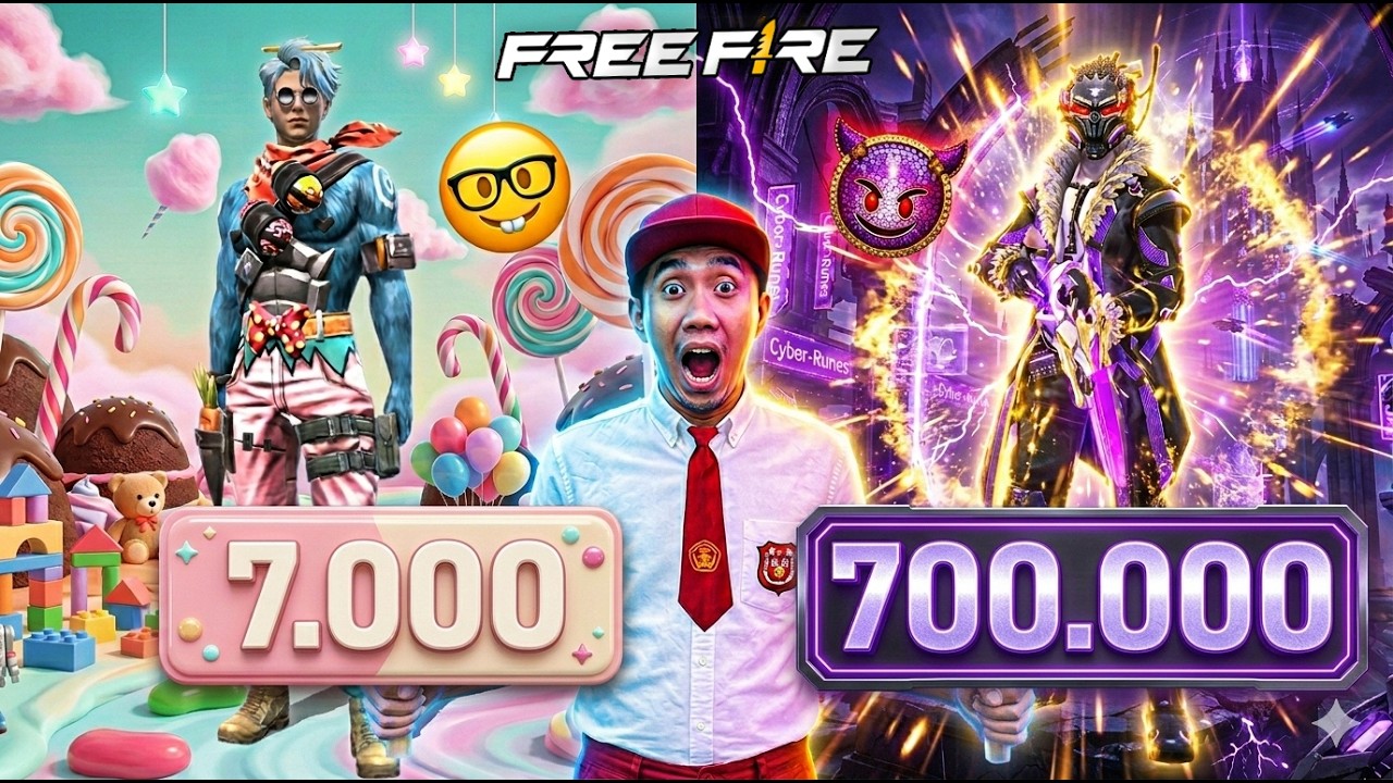 AKUN EPEP Rp. 7.000,00 VS Rp. 700.000,00 AKUN PARA PELAJAR! 🤓