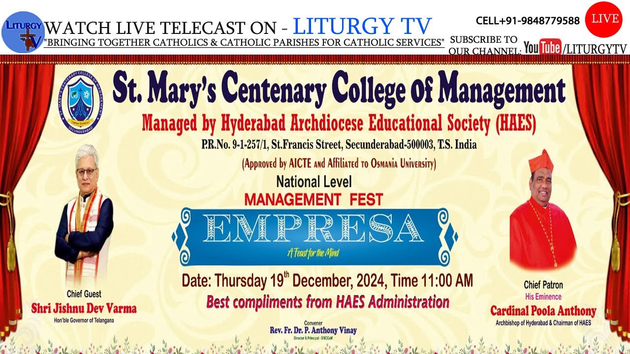 St. Mary's Centenary College of Management I (HAES) I National Level MANAGEMENT FEST EMPRESA