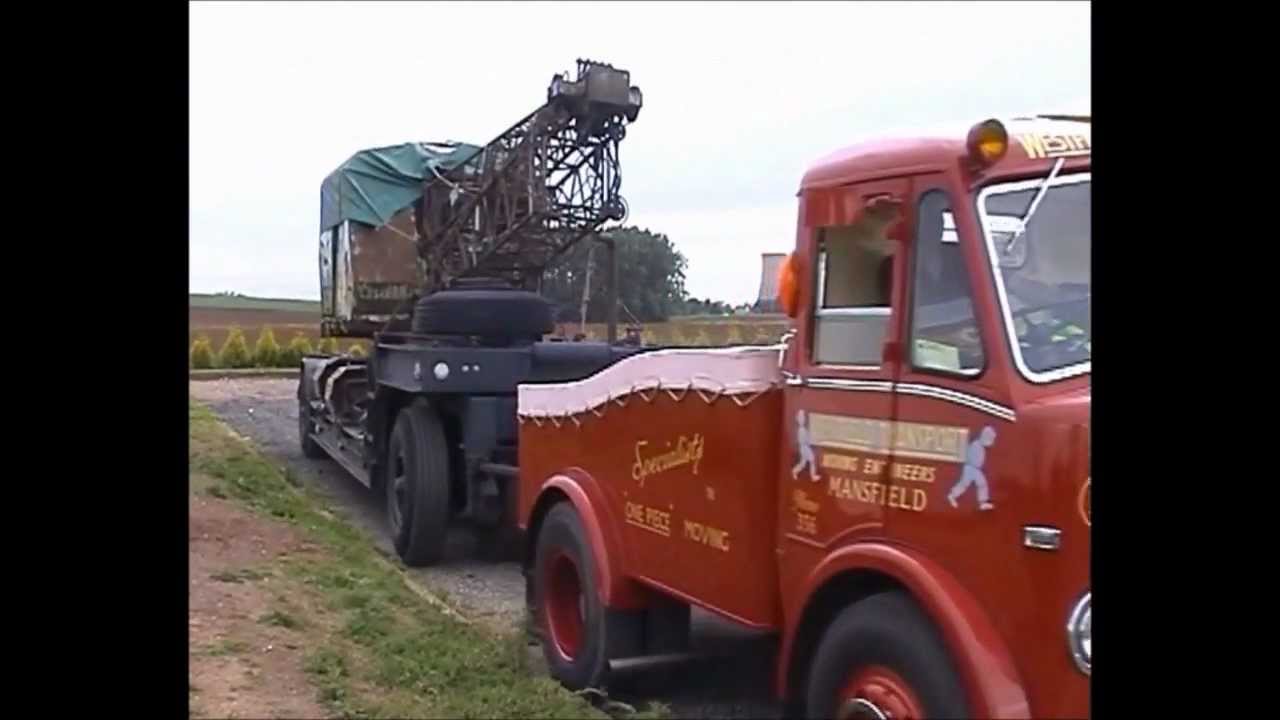 1957, AEC Mandator Mk 3, ballast tractor, loading dragline, and journey to Newark. May 2007.