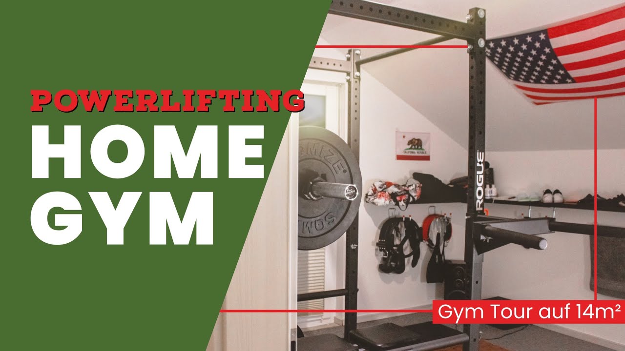 Home Gym Equipment | Das brauche ich als Powerlifter wirklich - Gym Tour auf 14m²