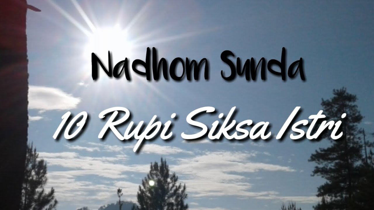 Nadhom sunda | 10 rupi siksa istri