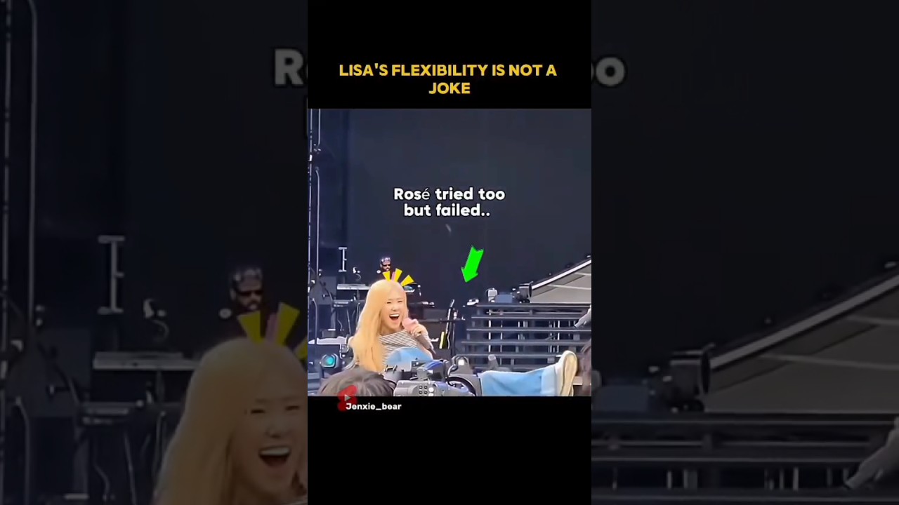Lisa's flexibility is just🙌🏻👽 #blackpink #blink #lisa #youtube