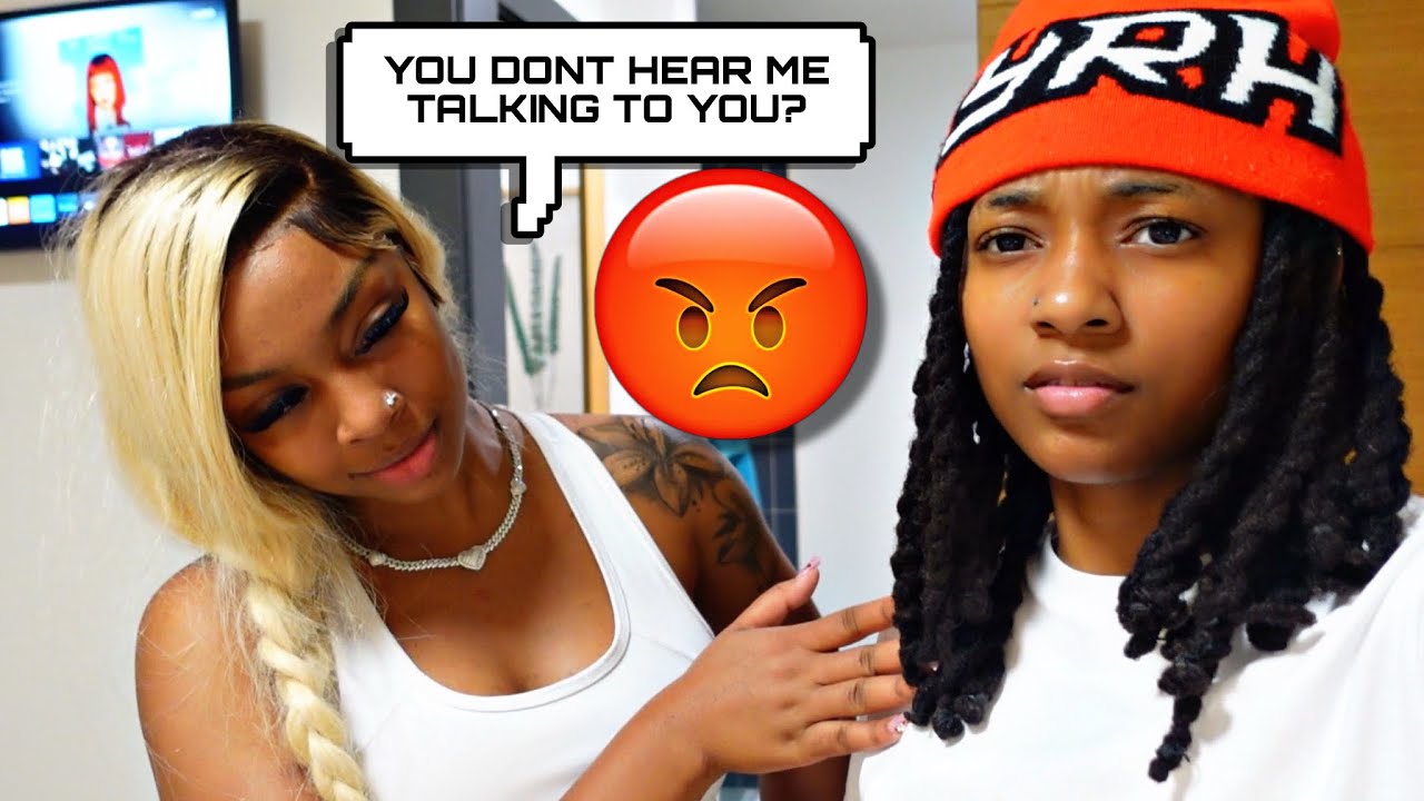 IGNORNING KAYLA PRANK.. *cute reaction😍*