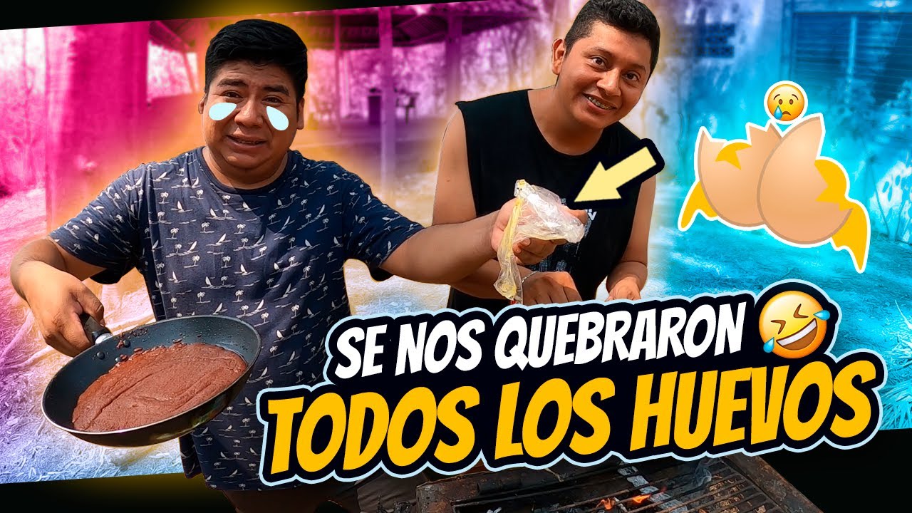 PREPARANDO un RICO DESAYUNO TÍPICO 🍳 *se nos quebraron los huevos* 🥚😂