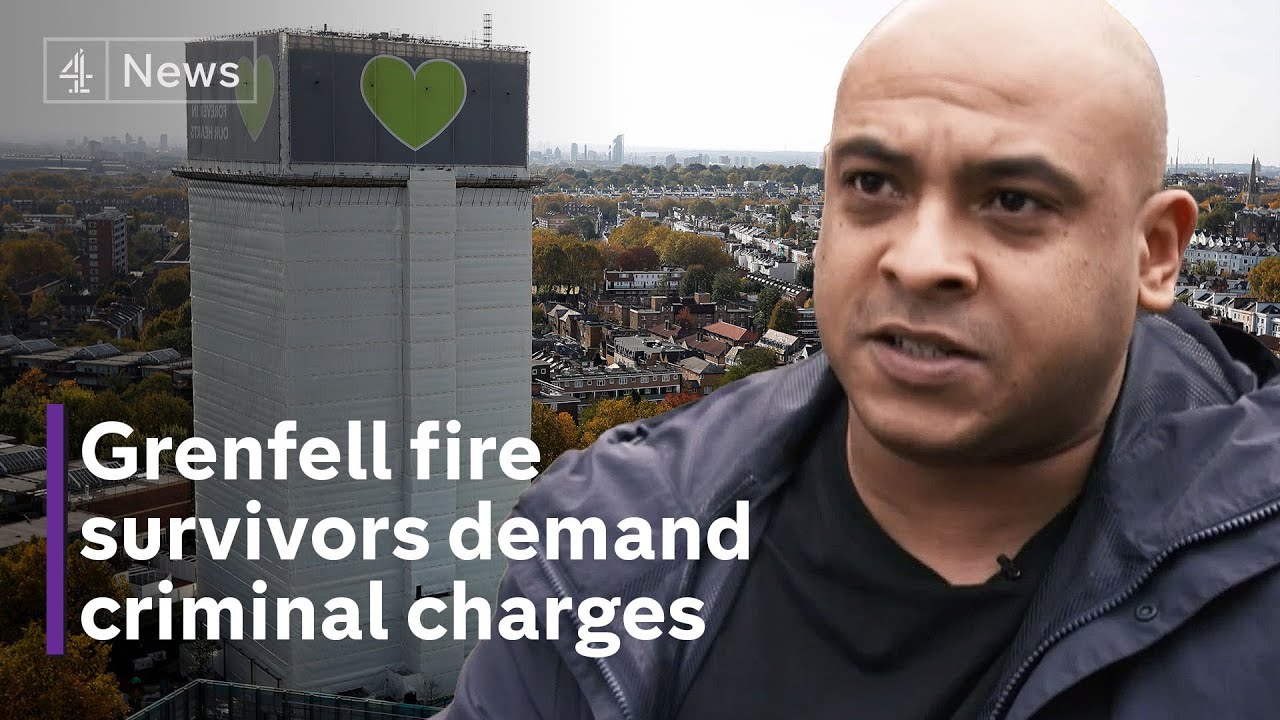 Grenfell fire survivors demand criminal charges are brought