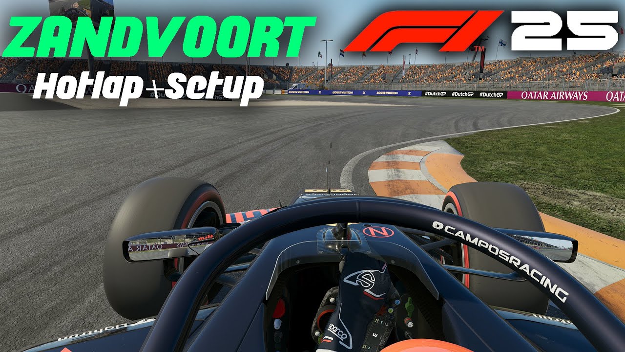 F1 25 Нидерланды Настройка + Руководство по трассе (F2)