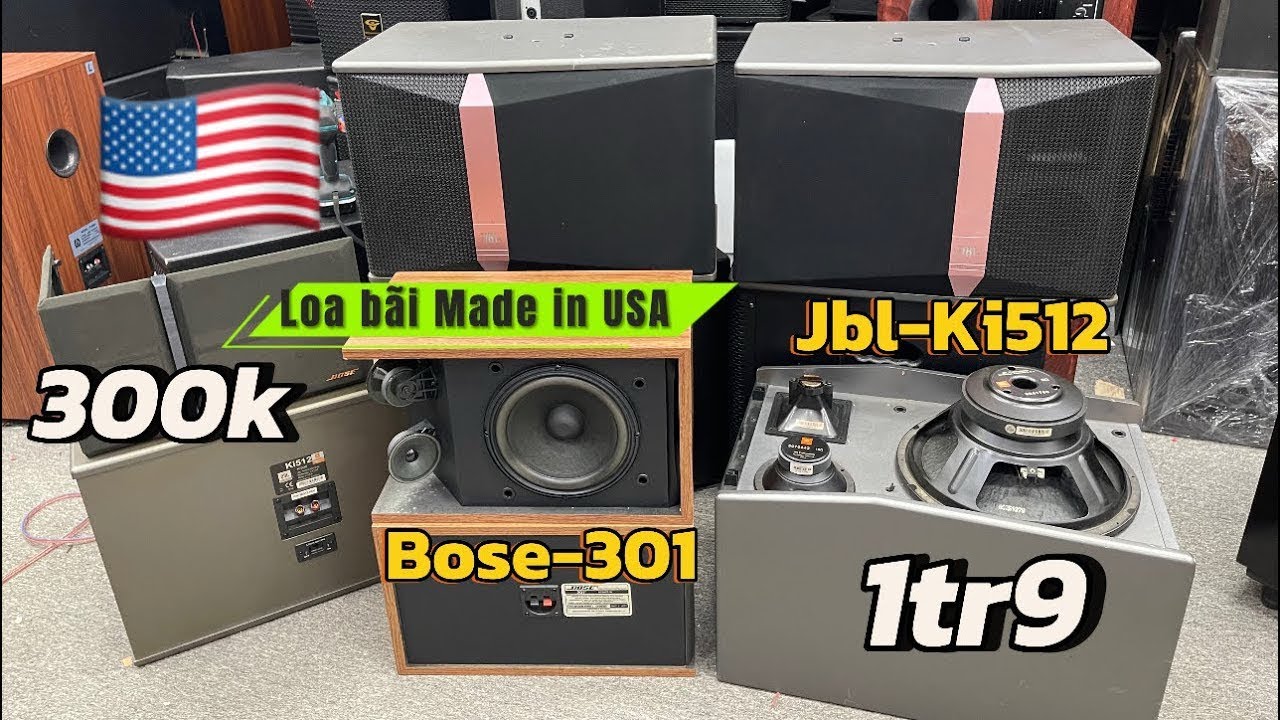 loa Bãi Usa 🇺🇸 bas30 Ki512 Bose 301 và sub cập bến hàng xịn hát cực hay giá rẻ 300- 1tr9/1 đôi