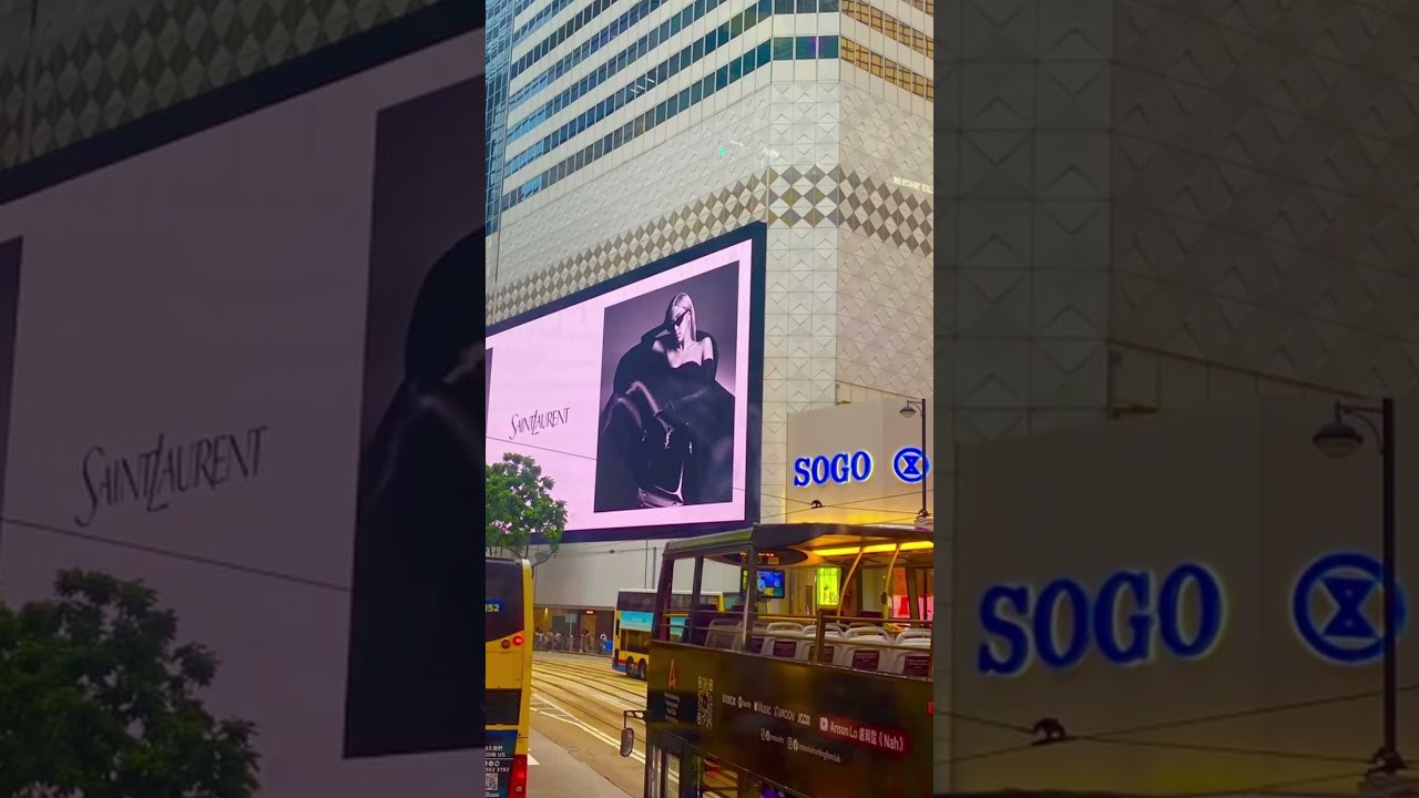 ROSÉ FOR SAINT LAURENT (SOGO, Causeway Bay, Hong Kong)