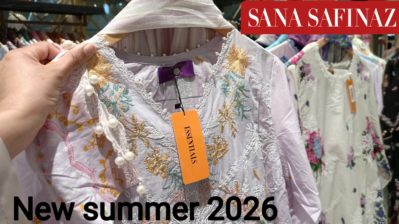 Sana Safinaz Summer Collection 2026❣️Sana Safinaz Lawn 2026🎉 Affordable Price 🥰