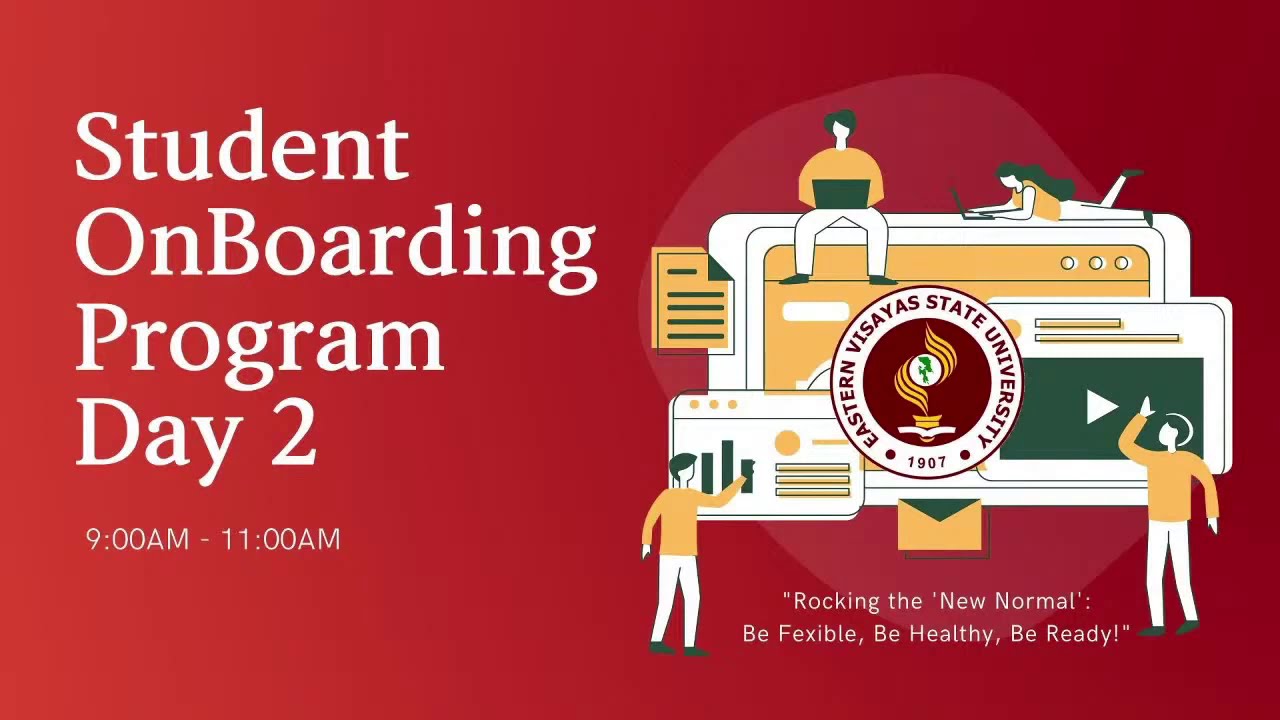 EVSU Student OnBoarding Program Day 2. October 2, 2020