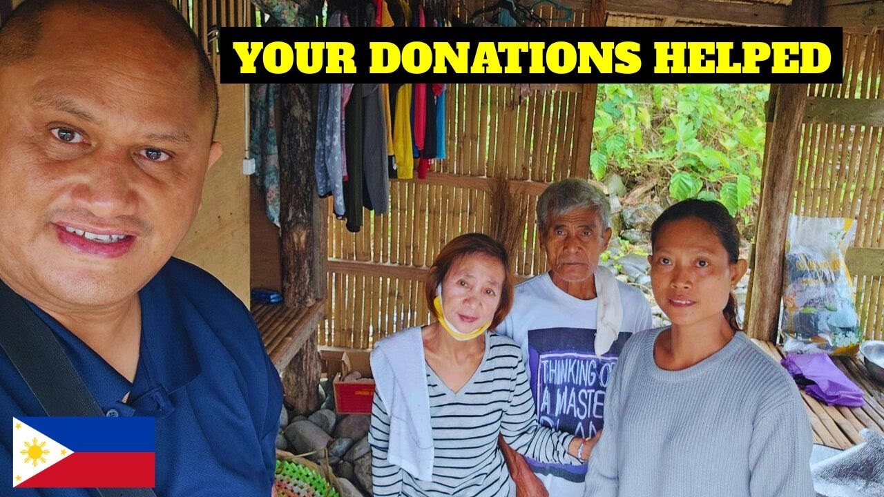 Помощь пожилой филиппинской паре на Филиппинах | Ваши пожертвования помогли Филиппинам