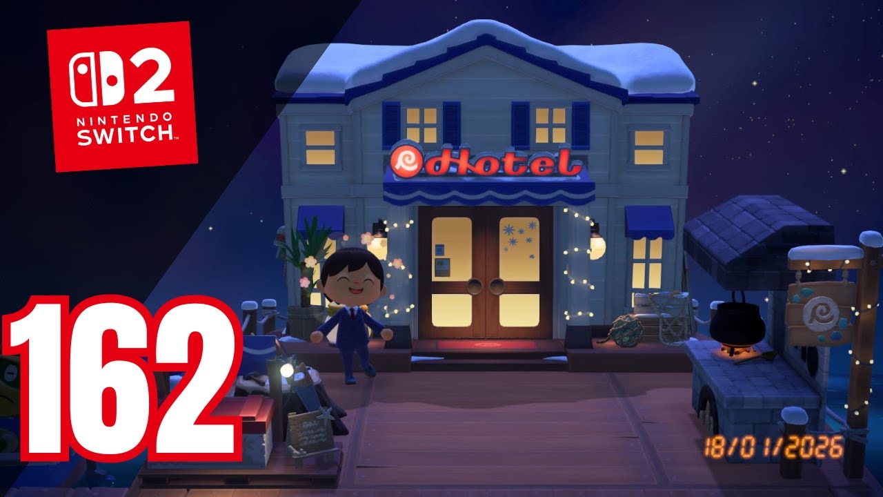 J'explore le nouveau dlc de animal crossing new horizon sur Nintendo switch 2