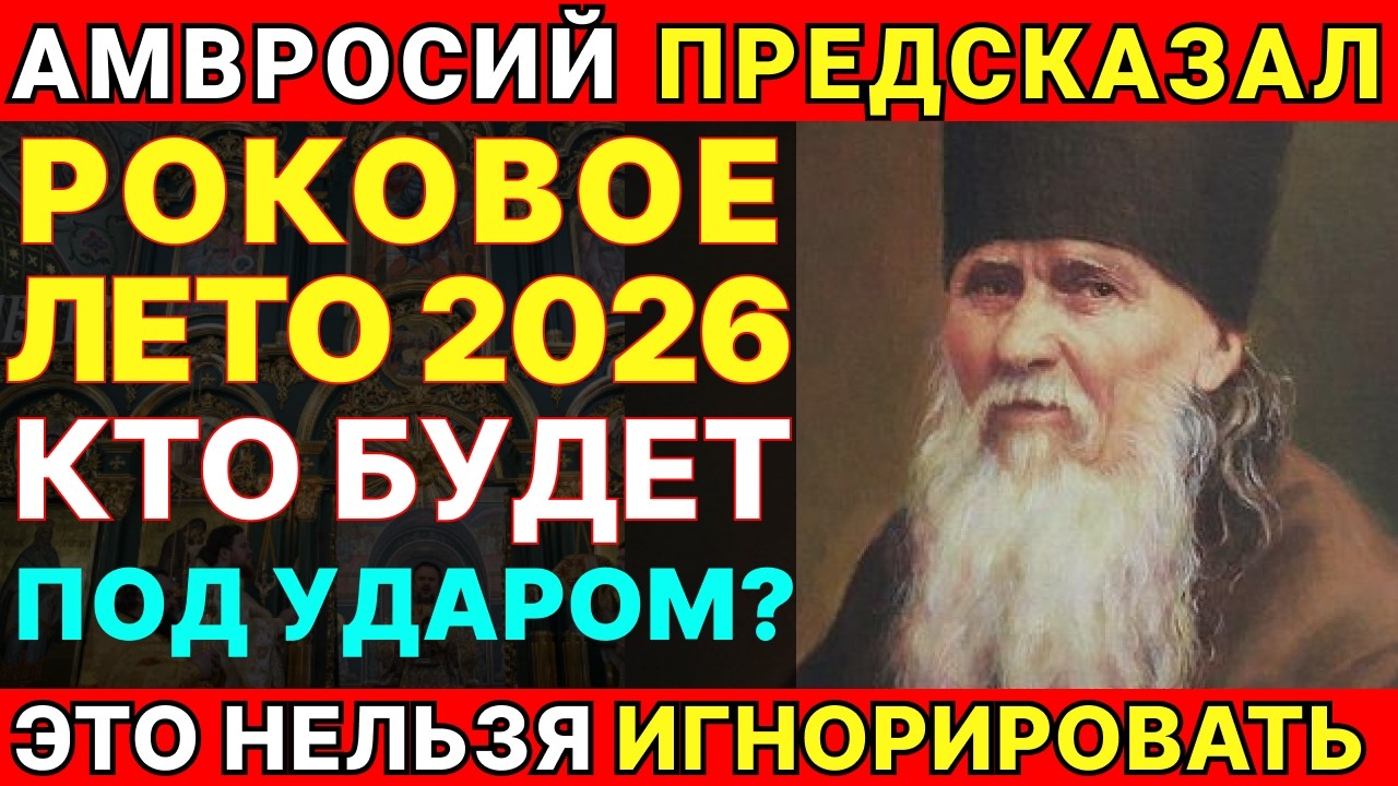 ПРОРОЧЕСТВО АМВРОСИЯ ОПТИНСКОГО ДЛЯ РОЖДЁННЫХ ЛЕТОМ: ЧТО ИХ ЖДЁТ И КАК ИЗБЕЖАТЬ БЕДЫ? СКАЖИ РОДНЫМ!