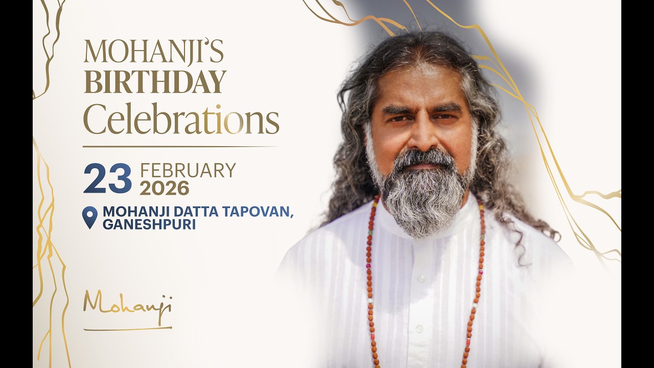 🏆 Mohanji&rsquo;s 61st Birthday Celebration 2026 | Live from MCB Ganeshpuri, India