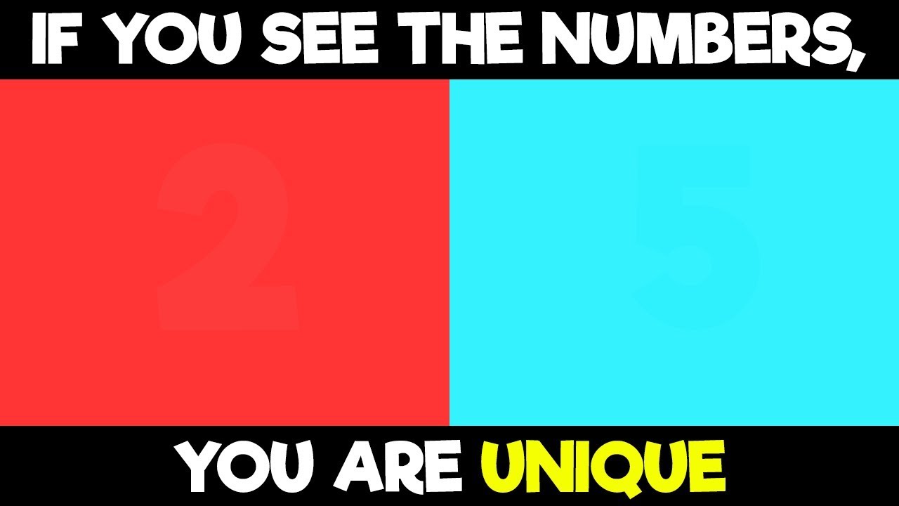 WHAT NUMBER DO YOU SEE? - 98% FAIL | Eye Test for kids