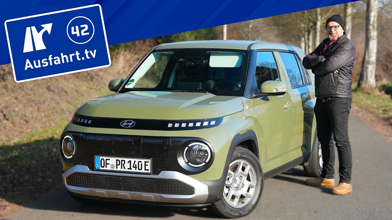 2025 Hyundai Inster 42 kWh Trend - Kaufberatung, Test deutsch, Review, Fahrbericht Ausfahrt.tv