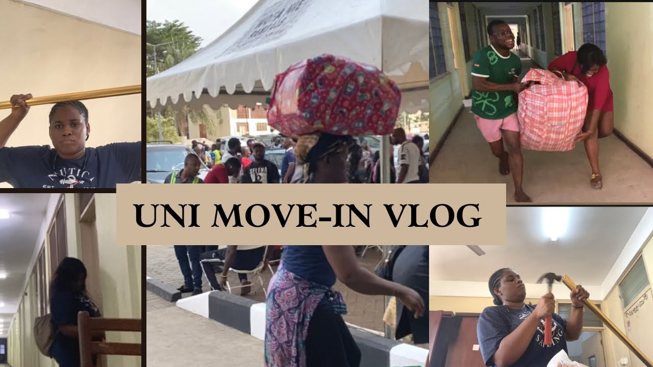 UNI MOVE-IN VLOG// 2023 Final Year//KNUST 🇬🇭 *cleaning motivation*