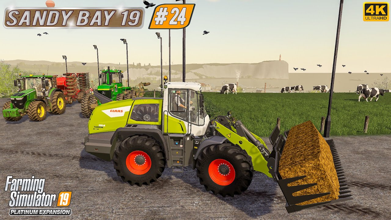 Buying NEW Wheel Loader. Animal Care. Sowing Carrot & Rye | Sandy Bay 19 | FS19 4K TimeLapse #24