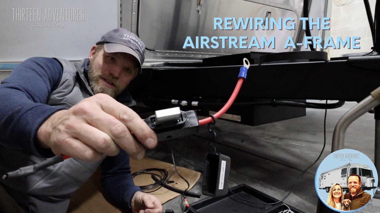 RV Upgrade: Moving Zamp Solar Plug & Barker VIP 3500 Power Jack Wiring Inside the Rig!