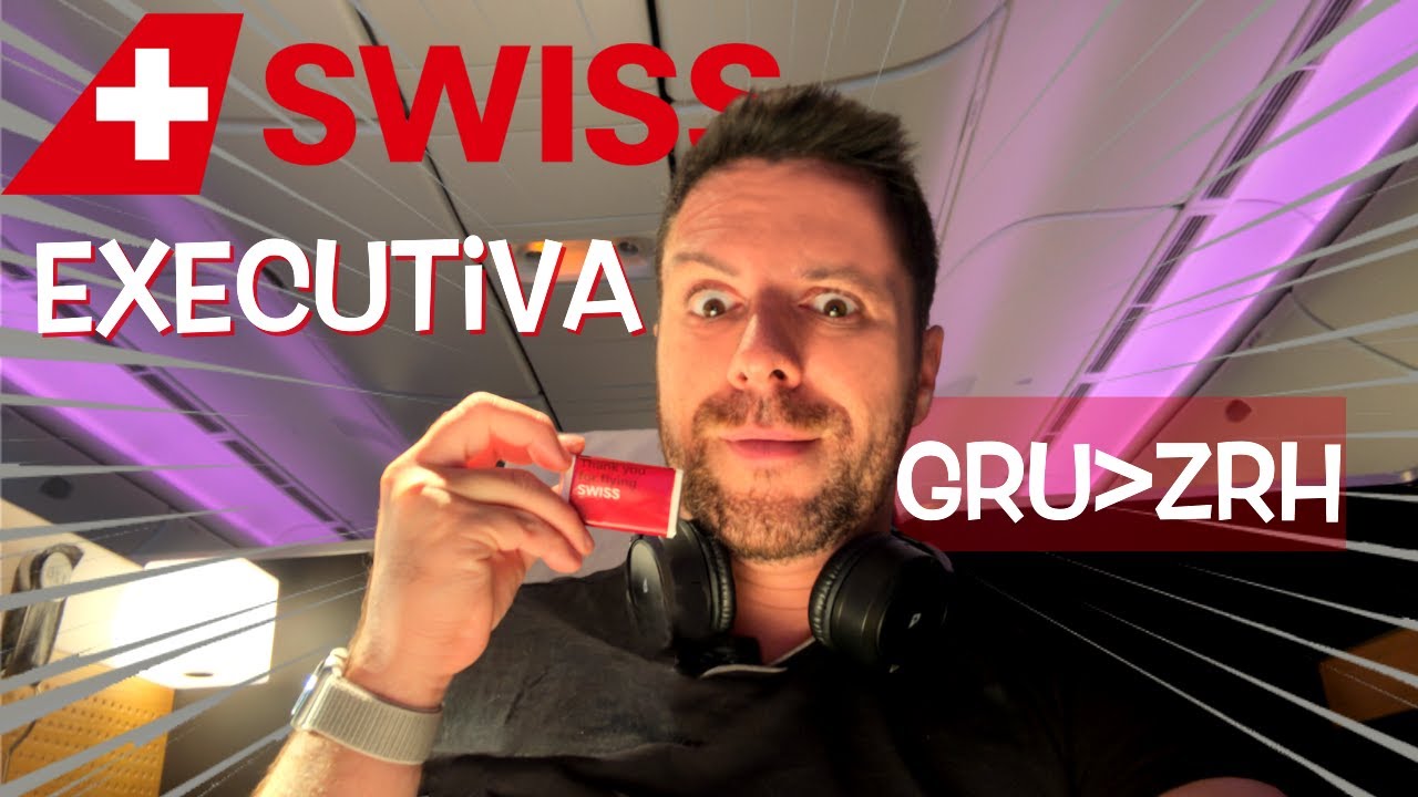 Voando na Classe Executiva da Swiss Airlines | O padrão é Suíço mesmo? | GRU - ZRH