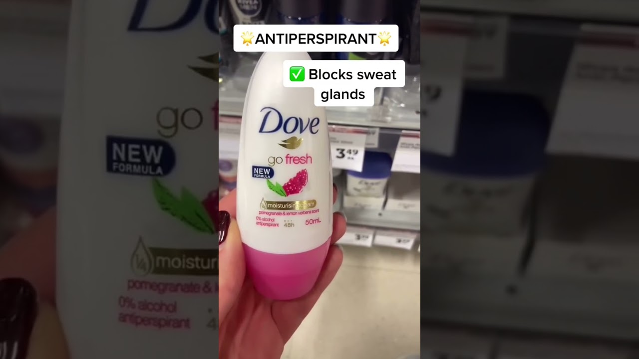 Difference: Deodorant vs Antiperspirant 😜