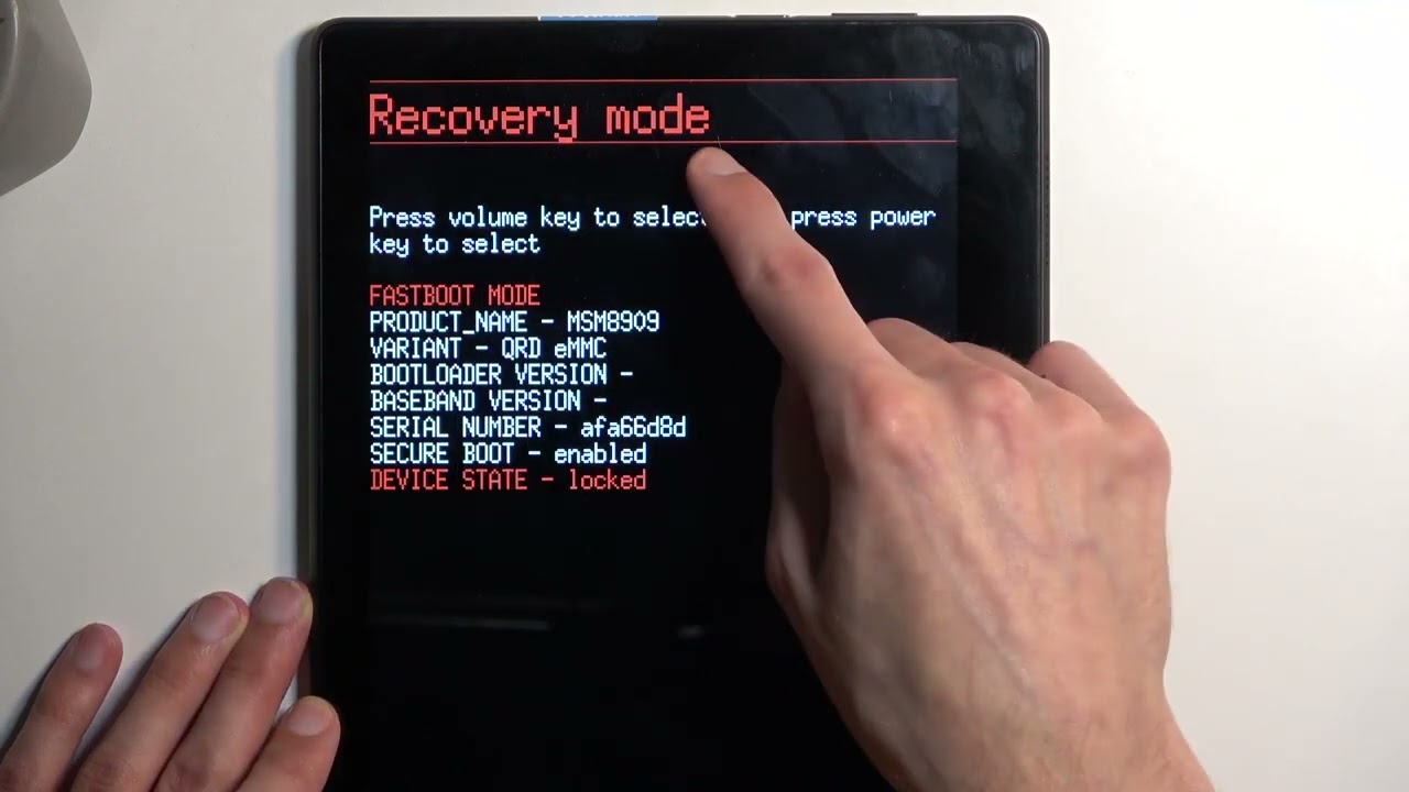 How to Open Recovery Mode on LENOVO Tab E10
