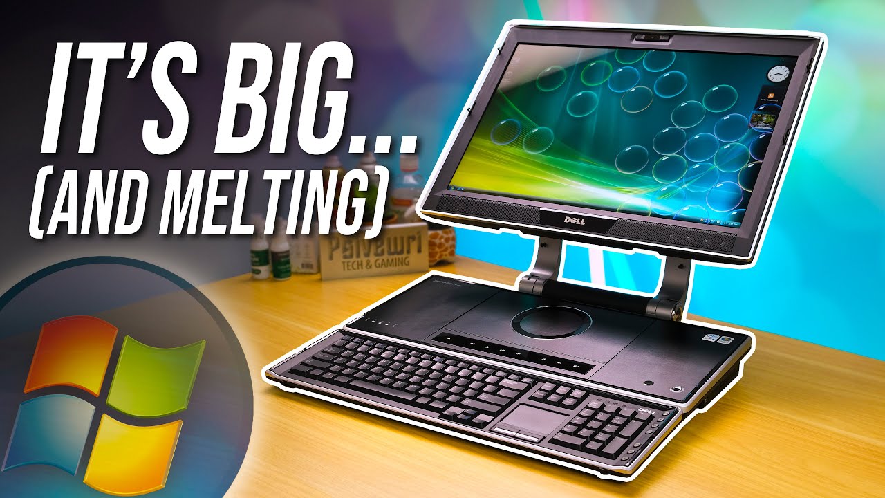 Использую БЕЗУМНЫЙ 20-дюймовый ноутбук Dell 2006 года выпуска! XPS M2010