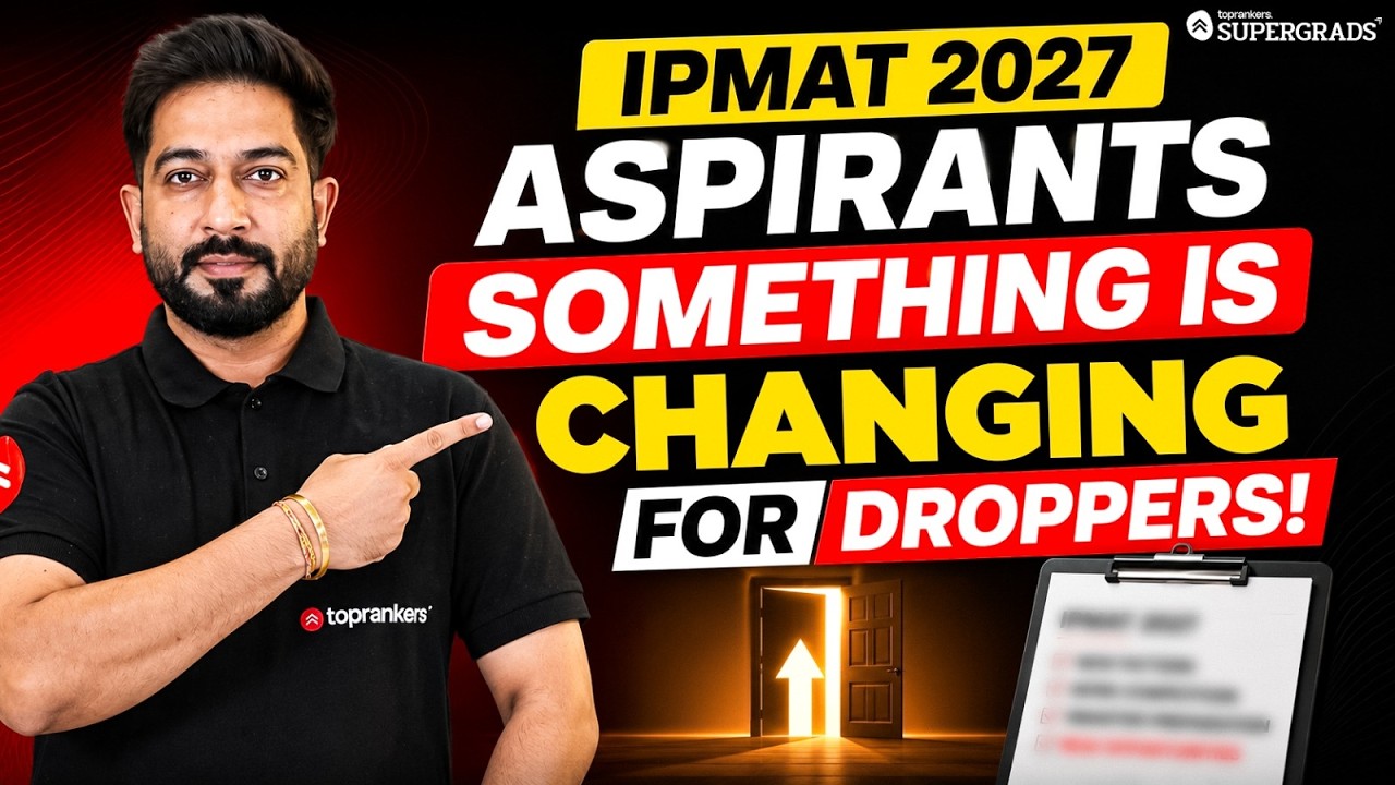 IPM Comeback Compass 🚀 | FREE 3-Day Comeback Event for IPMAT 2027 Droppers | Get to 100% Scholarship